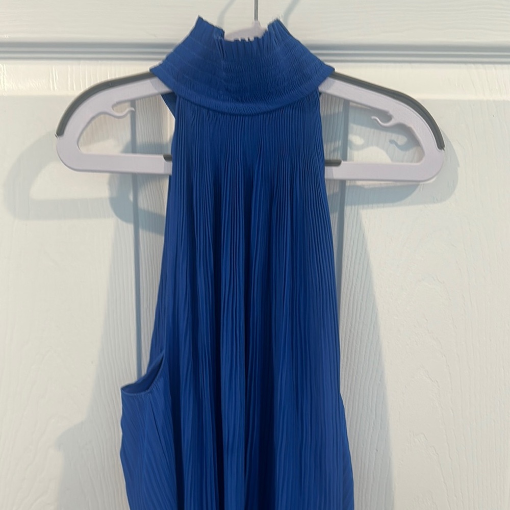 Ramy Brook Blue Halter Sundress Top